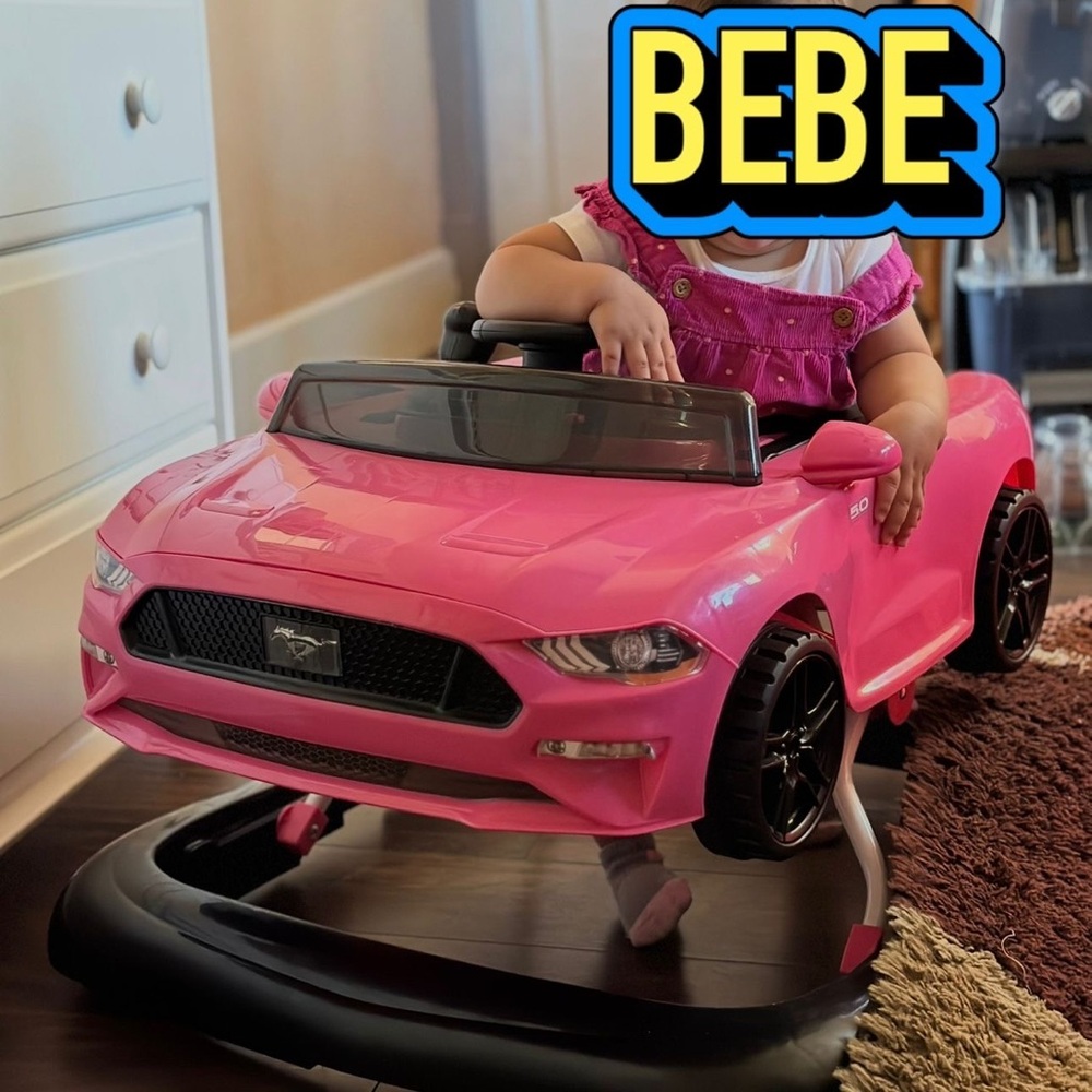 Bebe Pink Ride-On Baby Car
